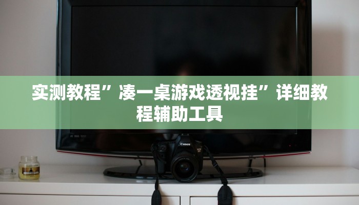 实测教程”凑一桌游戏透视挂”详细教程辅助工具