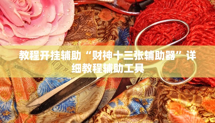 教程开挂辅助“财神十三张辅助器”详细教程辅助工具