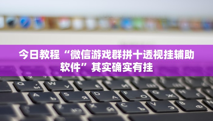 今日教程“微信游戏群拼十透视挂辅助软件”其实确实有挂