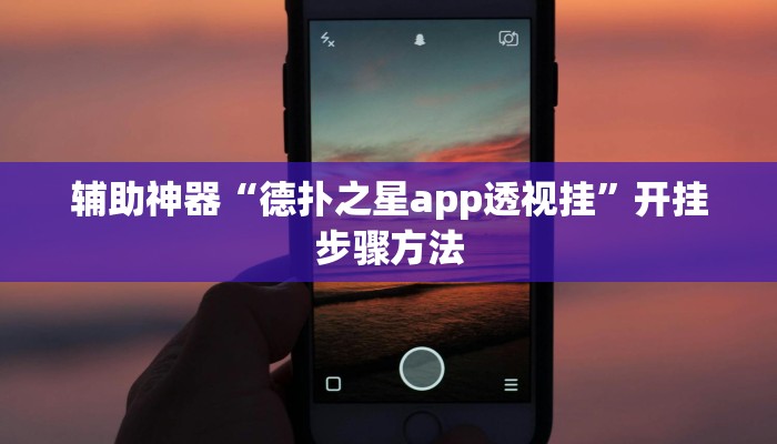 辅助神器“老友十三水开挂辅助器”开挂步骤方法