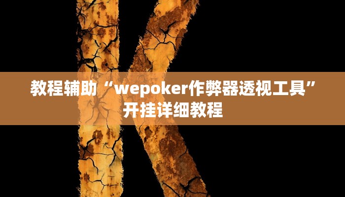 教程辅助“wepoker作弊器透视工具”开挂详细教程
