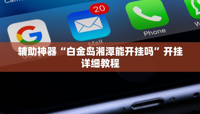 辅助神器“白金岛湘潭能开挂吗”开挂详细教程