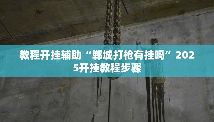 教程开挂辅助“郸城打枪有挂吗”2025开挂教程步骤
