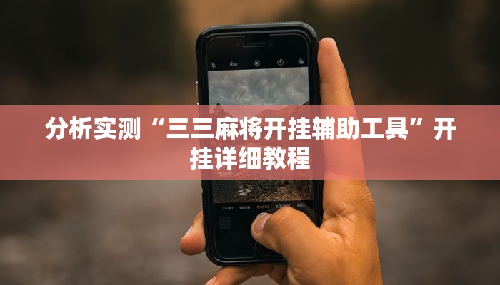 分析实测“三三麻将开挂辅助工具”开挂详细教程 分析实测“三三麻将开挂辅助工具”开挂详细教程